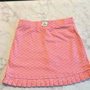 J McLaughlin Pink Patterned Agnes Skort